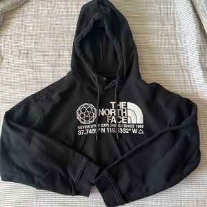 North Face Crop Hoodie